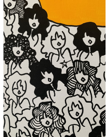 The Wave – Œuvre originale de Caroline Montigneaux | Acrylique