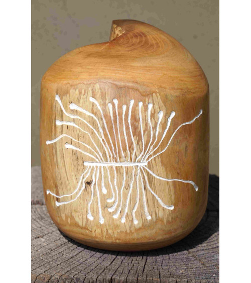 Entomoglyphe – Sculpture bois – Marie-Laure Teisseire