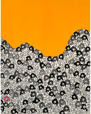 The Wave – Œuvre originale de Caroline Montigneaux | Acrylique