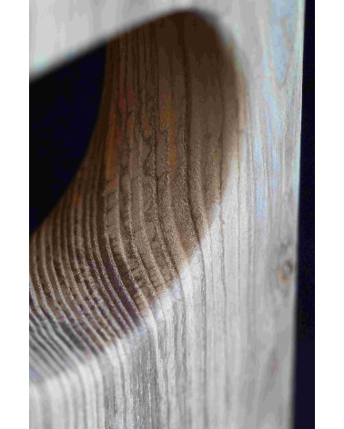 TYPO JG – Sculpture typographique en bois – Marie-Laure Teisseire