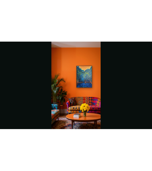 L’Heure Bleue — Marie de Vençay | Huile sur toile contemporaine