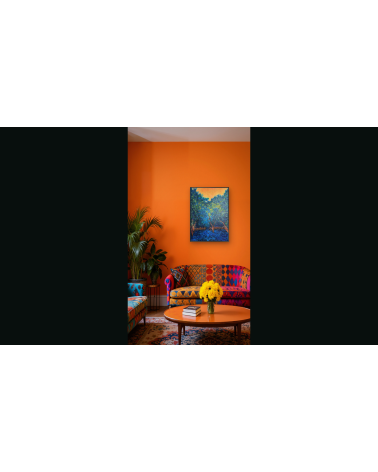 L’Heure Bleue — Marie de Vençay | Huile sur toile contemporaine