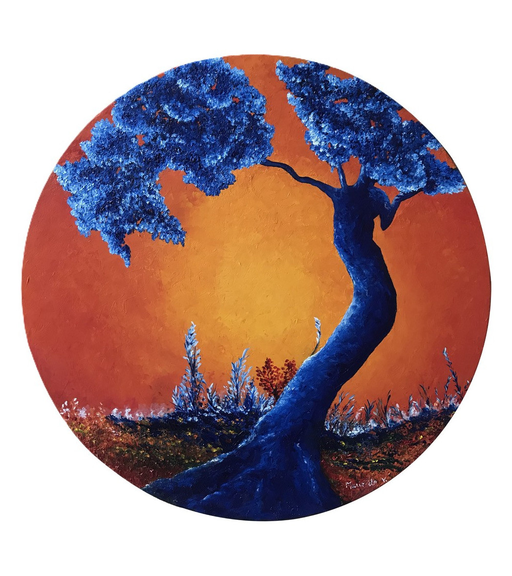 Magie du Crépuscule – Marie de Vençay | Huile sur toile contemporaine