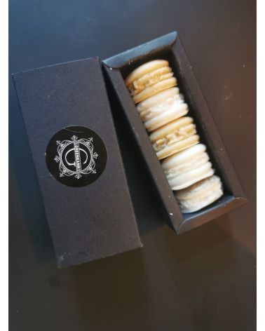 Coffret de macarons en cire parfumée