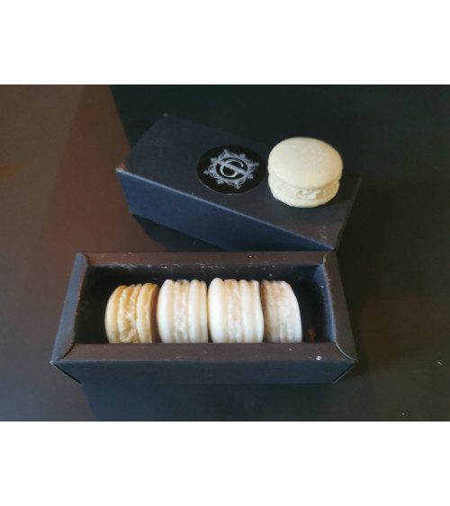 Coffret de macarons en cire parfumée