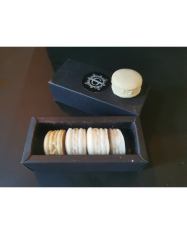 Coffret de macarons en cire parfumée