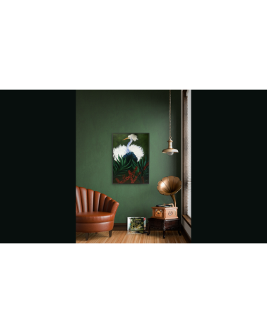Oiseau Orchidée II – Huile sur toile poétique | Marie de Vençay
