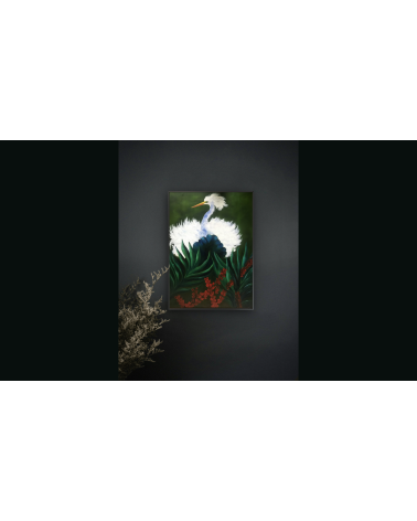 Oiseau Orchidée II – Huile sur toile poétique | Marie de Vençay