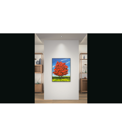 PRESENCE I – Huile sur toile contemporaine | Marie de Vençay