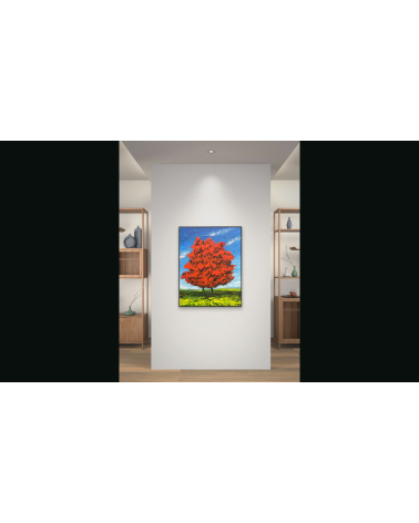 PRESENCE I – Huile sur toile contemporaine | Marie de Vençay