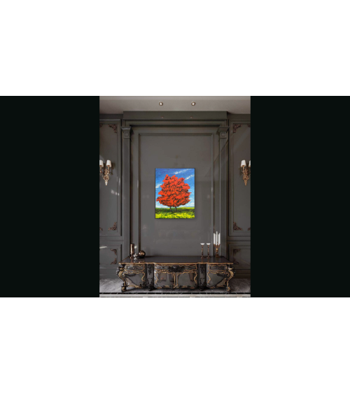 PRESENCE I – Huile sur toile contemporaine | Marie de Vençay
