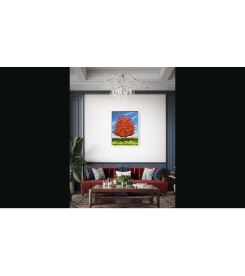 PRESENCE I – Huile sur toile contemporaine | Marie de Vençay