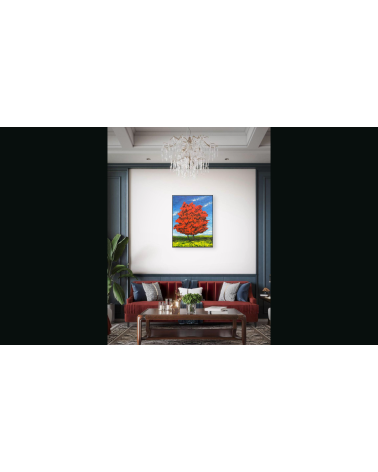 PRESENCE I – Huile sur toile contemporaine | Marie de Vençay