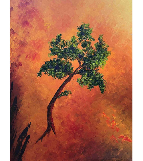 PRESENCE II – Huile sur toile contemporaine | Marie de Vençay