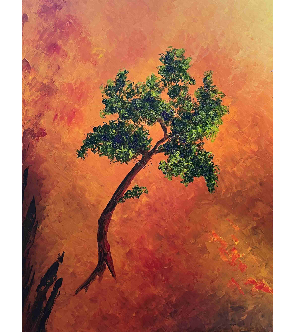 PRESENCE II – Huile sur toile contemporaine | Marie de Vençay