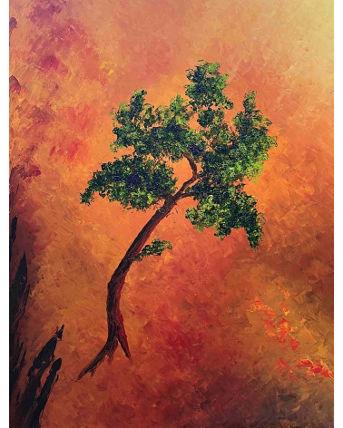 PRESENCE II – Huile sur toile contemporaine | Marie de Vençay