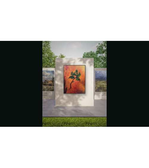 PRESENCE II – Huile sur toile contemporaine | Marie de Vençay