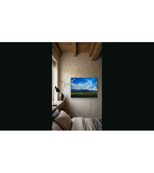 SILENCE DU MATIN – Marie de Vençay | Huile sur toile 50 x 70 cm