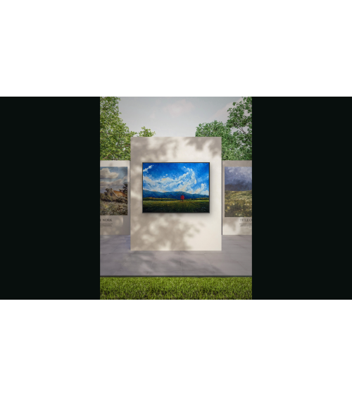 SILENCE DU MATIN – Marie de Vençay | Huile sur toile 50 x 70 cm