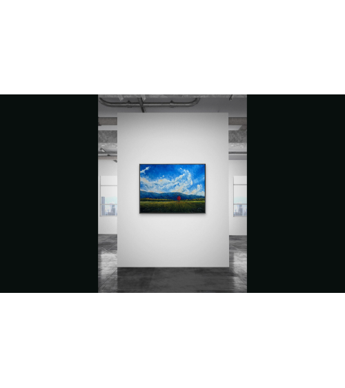 SILENCE DU MATIN – Marie de Vençay | Huile sur toile 50 x 70 cm