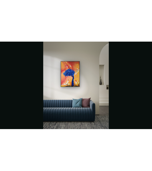 Traversée – Marie de Vençay | Huile sur toile contemporaine 70 x 50 cm