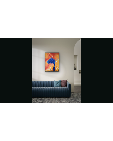 Traversée – Marie de Vençay | Huile sur toile contemporaine 70 x 50 cm