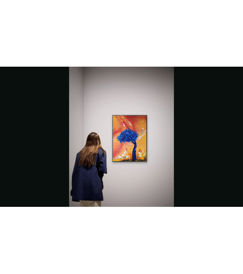 Traversée – Marie de Vençay | Huile sur toile contemporaine 70 x 50 cm