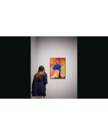 Traversée – Marie de Vençay | Huile sur toile contemporaine 70 x 50 cm
