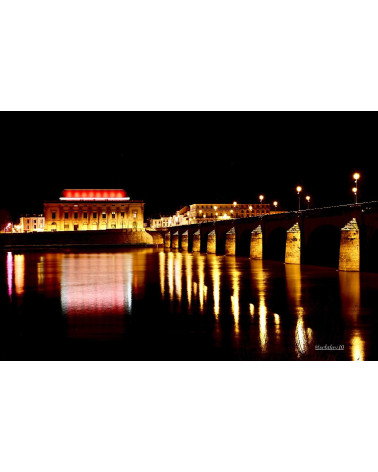 Saumur by night