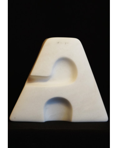 Sculpture « Typo A Albâtre » Marie-Laure Teisseire Série Typo | Madele