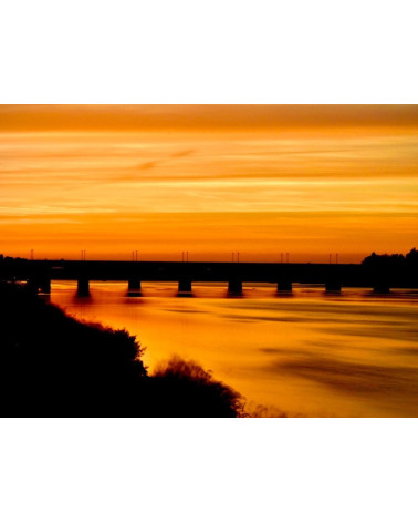 Soleil couchant au Pont des Cadets