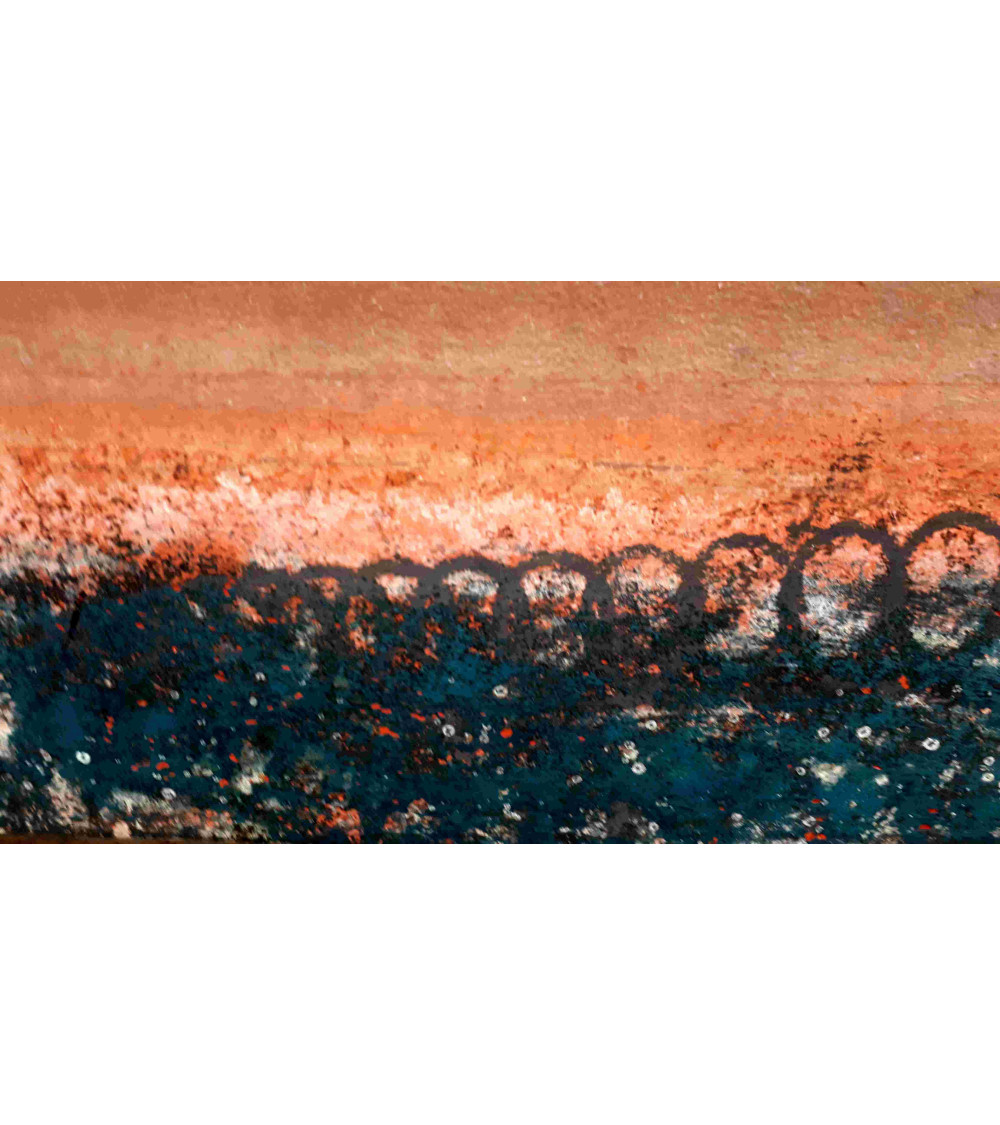 QUETZACOATL | Tableau abstrait contemporain | LEV Arts Contemporains