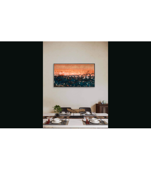 QUETZACOATL | Tableau abstrait contemporain | LEV Arts Contemporains
