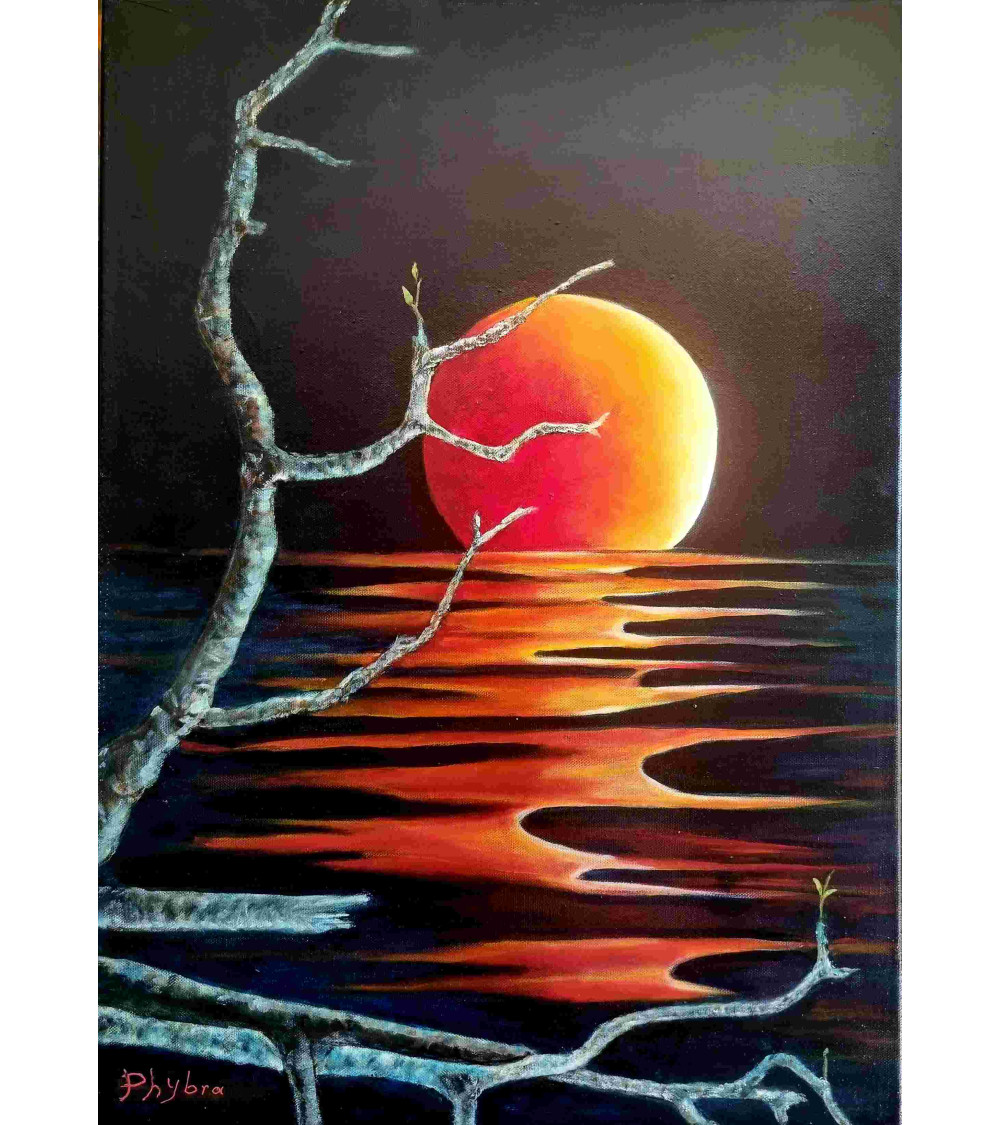 Le Vieil Arbre et la Mer – Peinture à l'huile PHYBRA | Madeleine Home