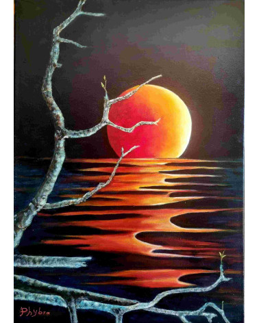 Le Vieil Arbre et la Mer – Peinture à l'huile PHYBRA | Madeleine Home