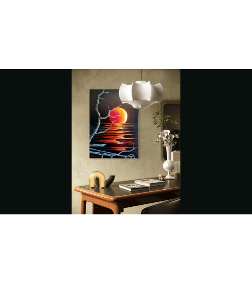 Le Vieil Arbre et la Mer – Peinture à l'huile PHYBRA | Madeleine Home