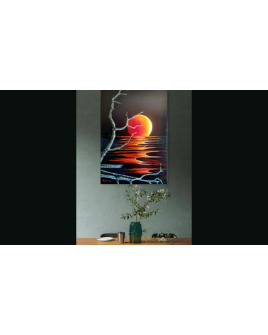 Le Vieil Arbre et la Mer – Peinture à l'huile PHYBRA | Madeleine Home
