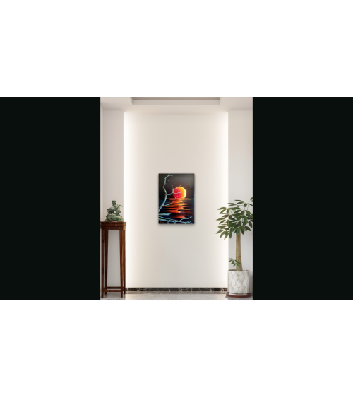 Le Vieil Arbre et la Mer – Peinture à l'huile PHYBRA | Madeleine Home