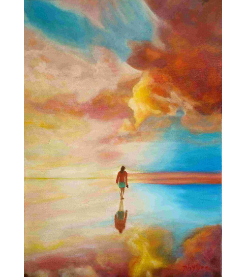 LA PHOTOGRAPHE – Peinture PHYBRA | LEV Arts Contemporains