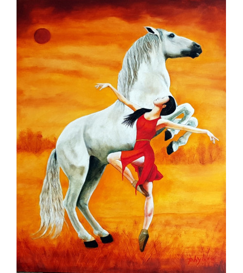 LANCER DE LUNE PAR DESSUS NAPOLEON – Peinture PHYBRA | LEV Arts