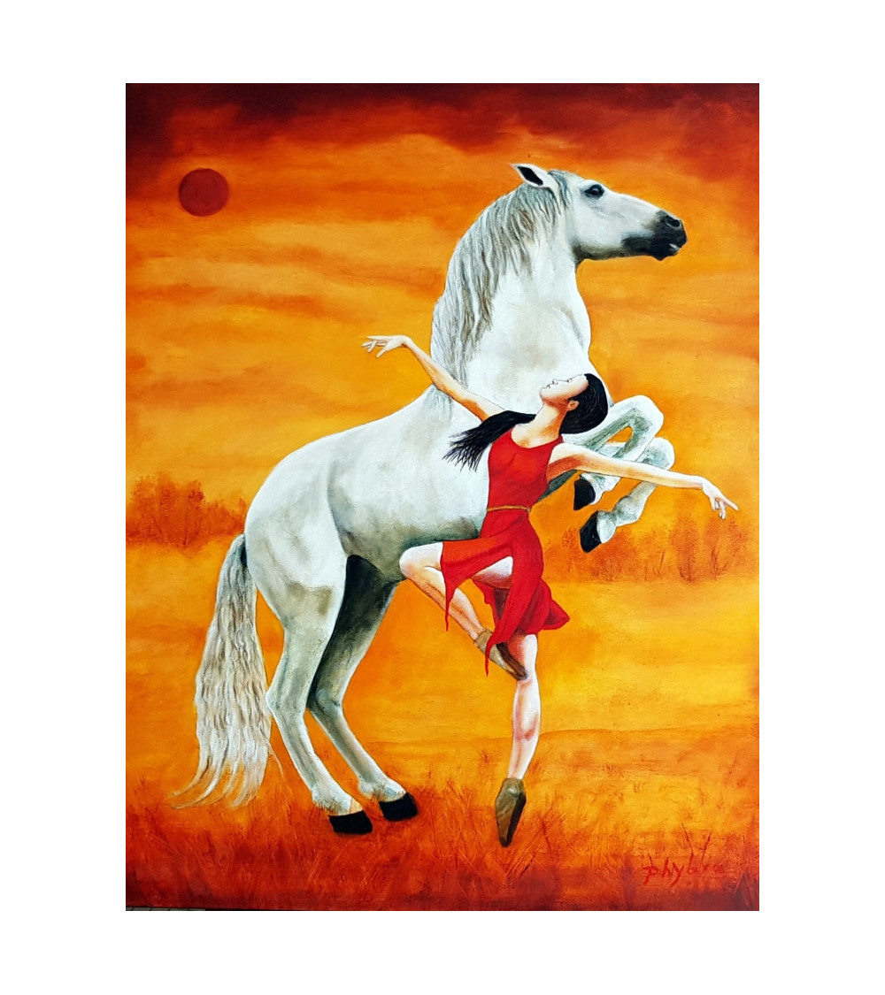 LANCER DE LUNE PAR DESSUS NAPOLEON – Peinture PHYBRA | LEV Arts