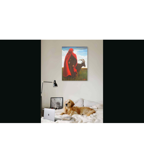 LE GARDIEN A LA LIMITE DU TEMPS – Peinture PHYBRA | LEV Arts