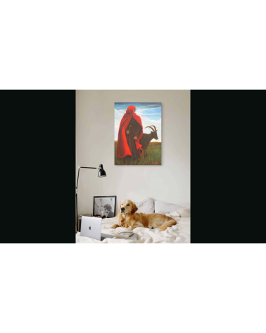 LE GARDIEN A LA LIMITE DU TEMPS – Peinture PHYBRA | LEV Arts