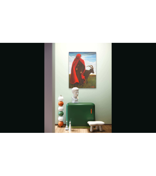 LE GARDIEN A LA LIMITE DU TEMPS – Peinture PHYBRA | LEV Arts