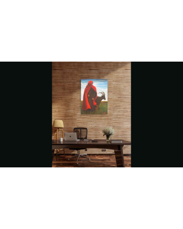 LE GARDIEN A LA LIMITE DU TEMPS – Peinture PHYBRA | LEV Arts