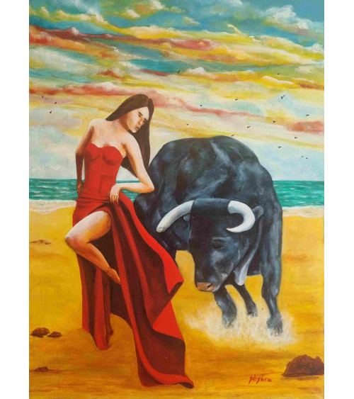 SENSUELLE CORRIDA – Peinture PHYBRA | LEV Arts