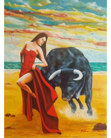 SENSUELLE CORRIDA – Peinture PHYBRA | LEV Arts