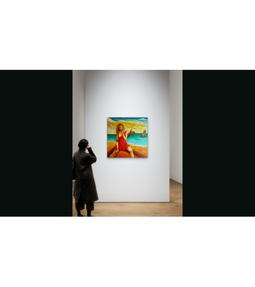 LA GARDIENNE DE L'INSOUCIANCE – Peinture PHYBRA | LEV Arts Contempo