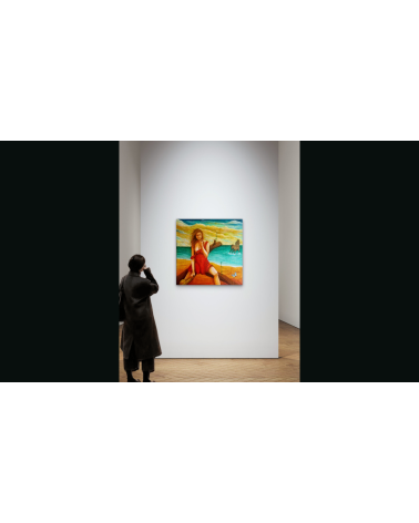 LA GARDIENNE DE L'INSOUCIANCE – Peinture PHYBRA | LEV Arts Contempo