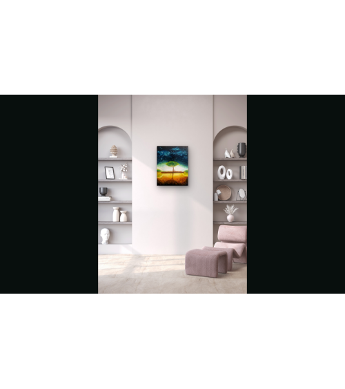 L'ILE AUX ETOILES– Peinture PHYBRA | LEV Arts Contemporains